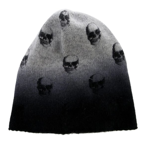 Skull Cashmere Rare Skull Ombre Beanie 